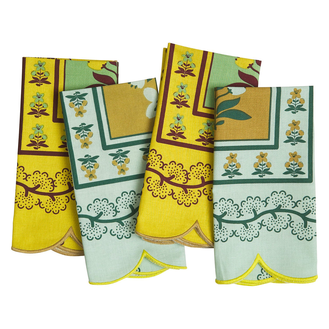 Sage X Clare - Claire Napkin Set - Jade
