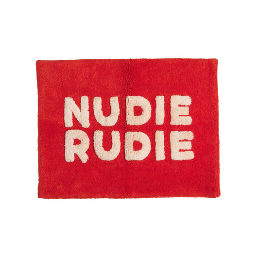 Sage X Clare - Tula Mini Nudie Bath Mat - Scarlet