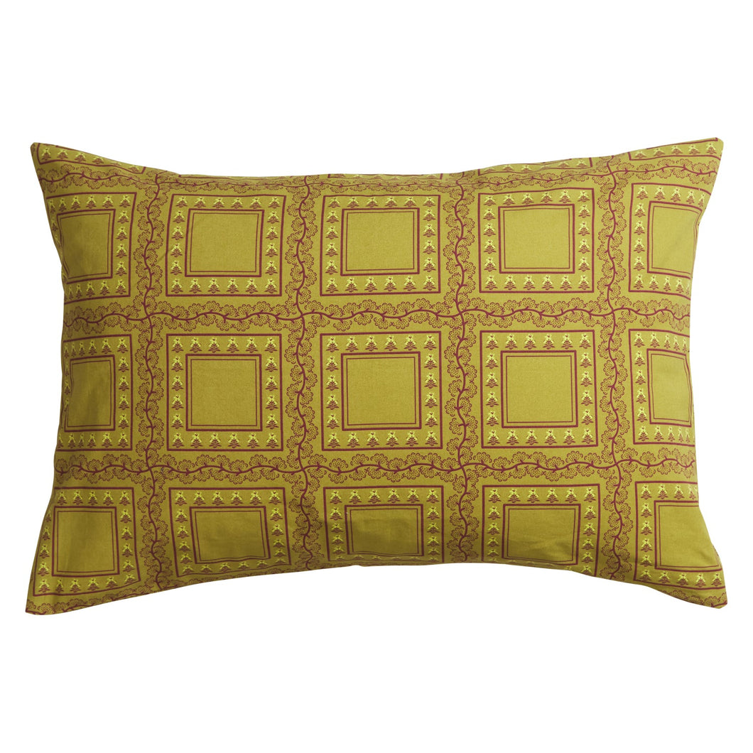 Sage X Clare - Orson Cotton Pillowcase Set - Olive