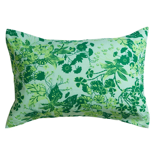 Sage X Clare - Jeanette Cotton Standard Pillowcase Set - Jade