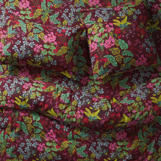 Sage X Clare - Genevieve Cotton Pillowcase Set - Mahogany