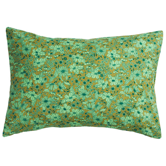 Sage X Clare - Evette Cotton Standard Pillowcase Set - Olive