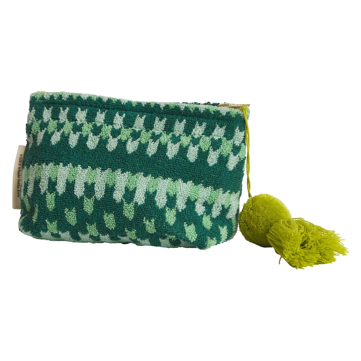 Sage X Clare - Arlette Terry Pouch - Jade