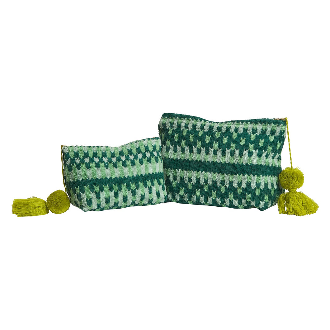 Sage X Clare - Arlette Terry Pouch - Jade