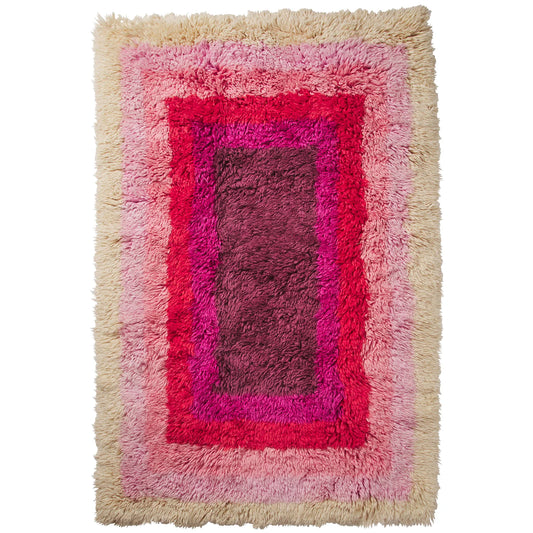 Sage X Clare - Reeva Beni Rug - Cosmo Pink - 150x210cm