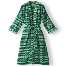 Load image into Gallery viewer, Sage X Clare  - Arlette Towelling Robe - Forest - S/M
