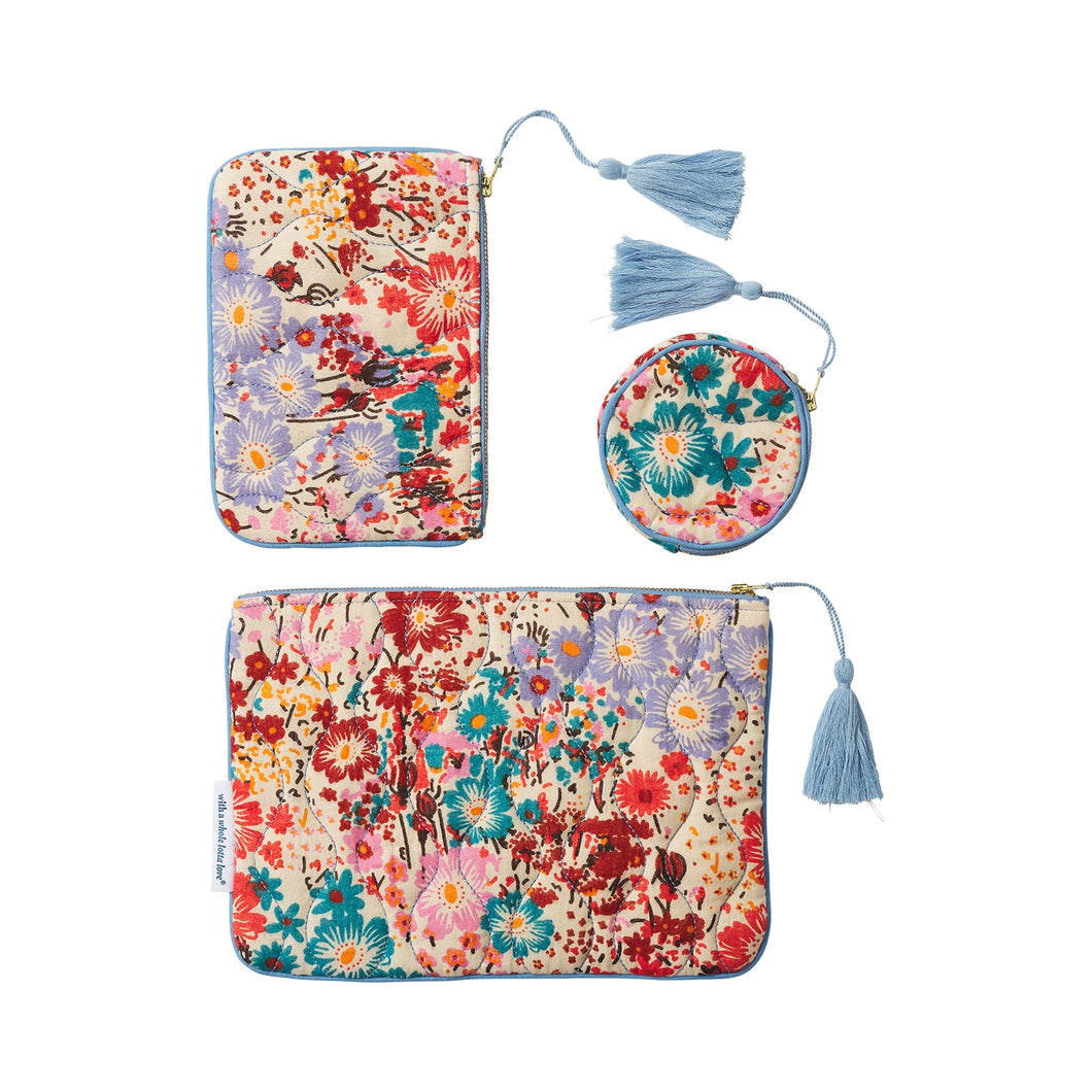 Sage X Clare - Pouch Set - Meadow