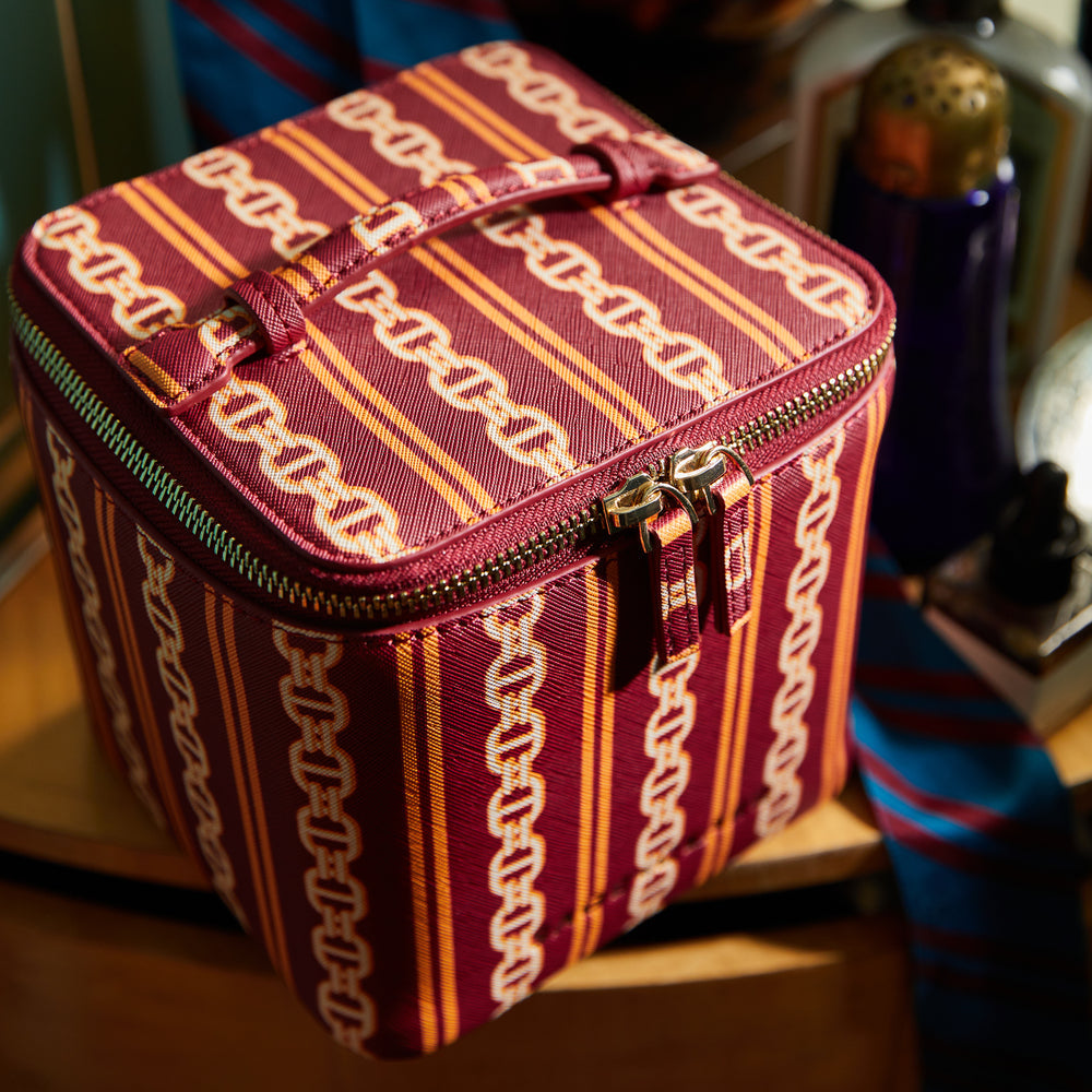 Sage X Clare - Acadia Cosmetic Case - Mahogany