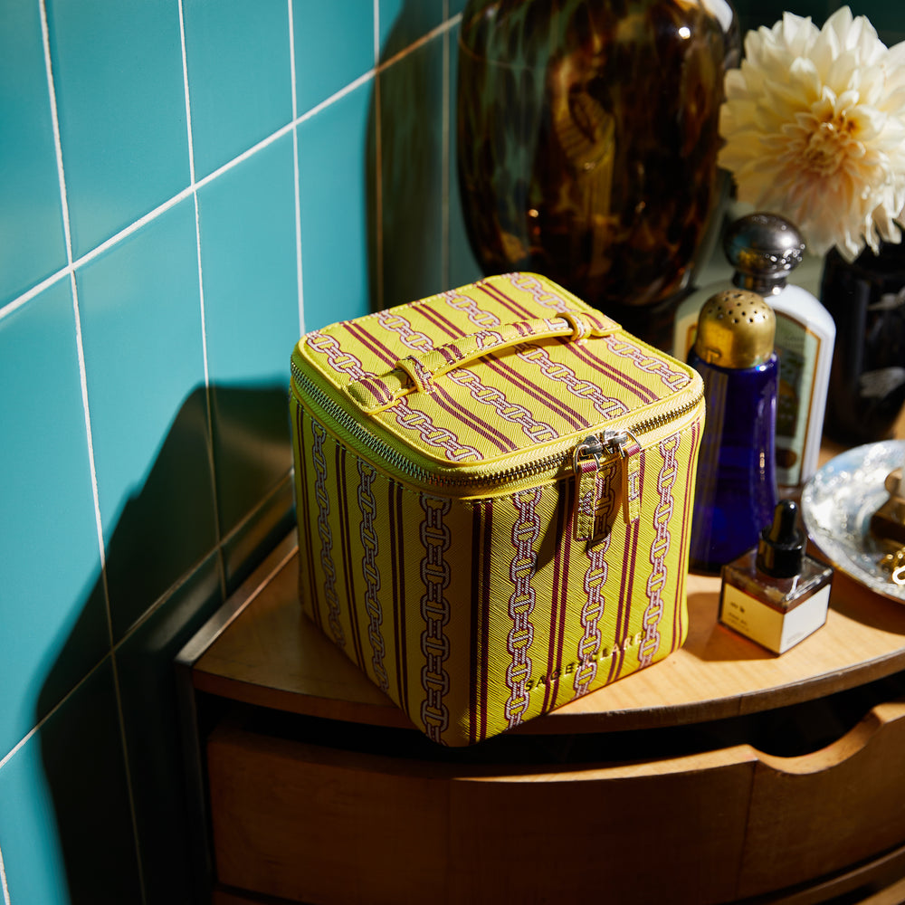Sage X Clare - Acadia Cosmetic Case - Mustard