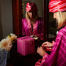 Load image into Gallery viewer, Sage X Clare - Taylor Silk Hair Turban - Scarlet
