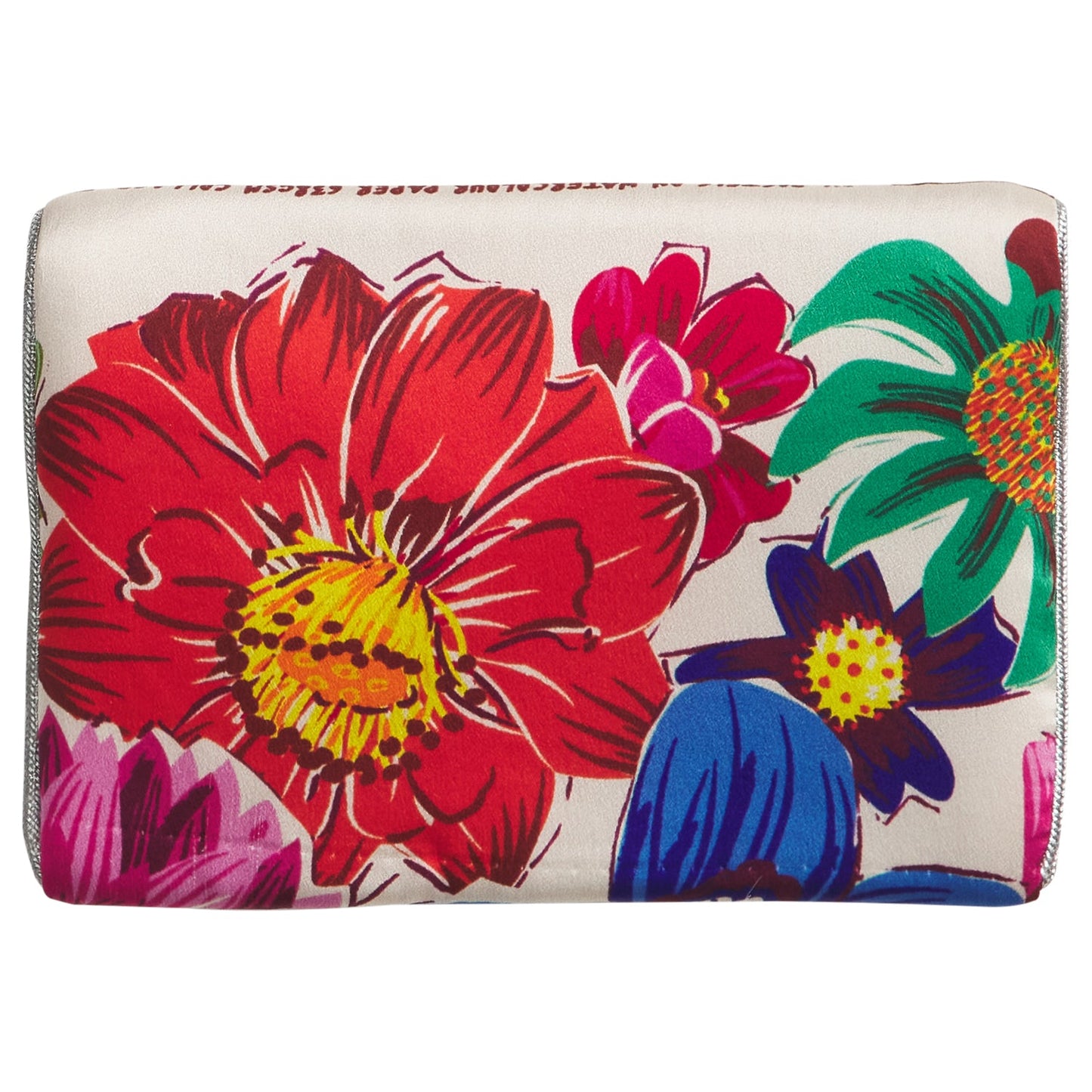 Sage X Clare - Ines Silk Pouch - Porcelain