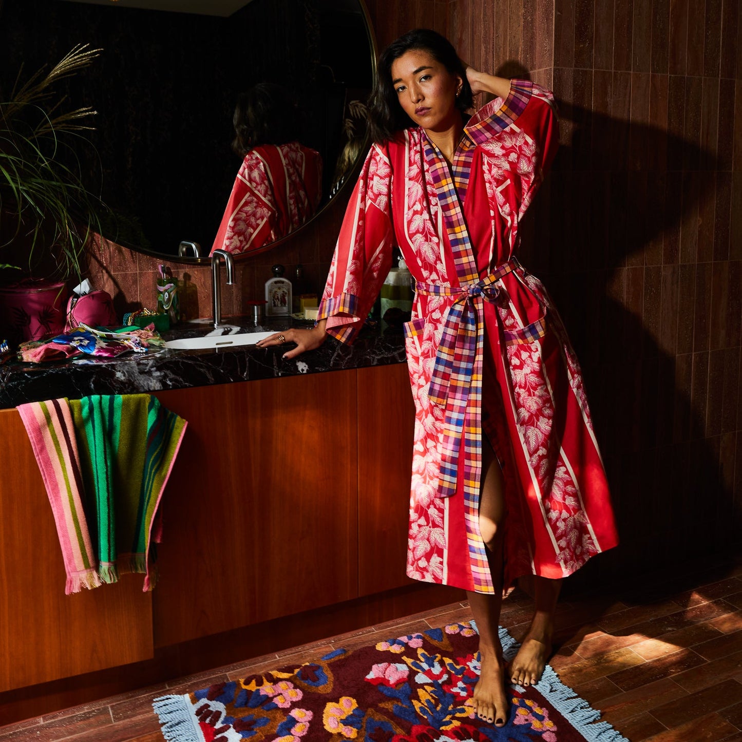Sage X Clare - Agata Cotton Robe