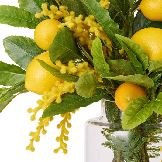 Rogue - Lemon Wattle Mix - Pail Vase - Yellow & Green