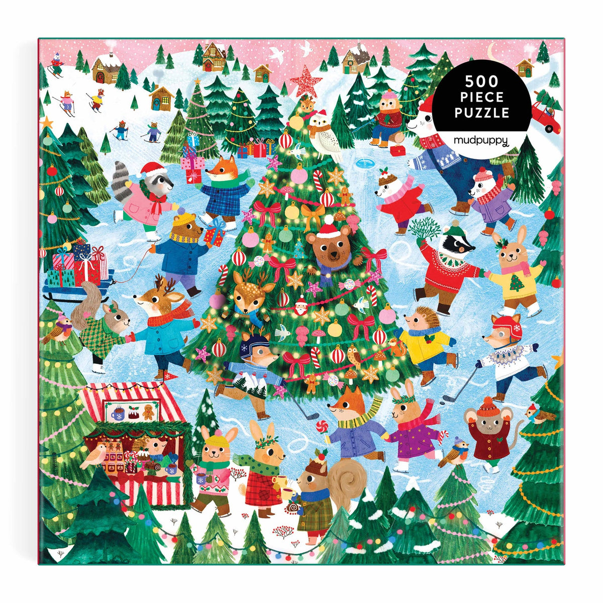 Mudpuppy - Winter Whirl Puzzle - 500pc