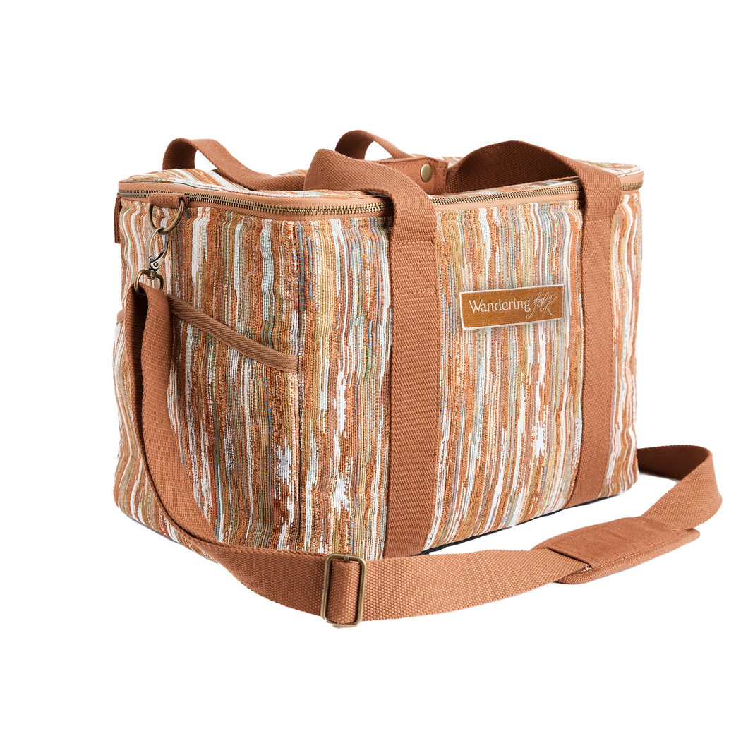 Wandering Folk Cooler Bag - Ochre