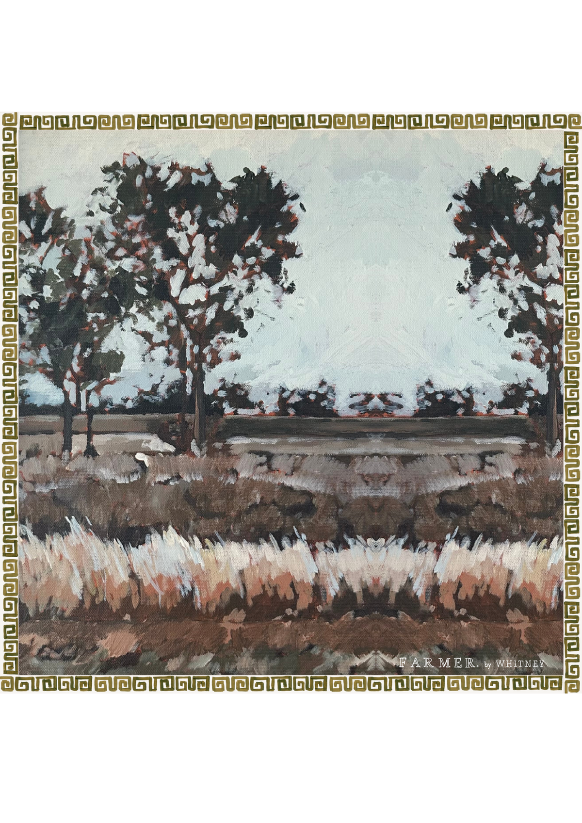 FARMER By Whitney - 'Open Spaces' Silk Bandana Scarf