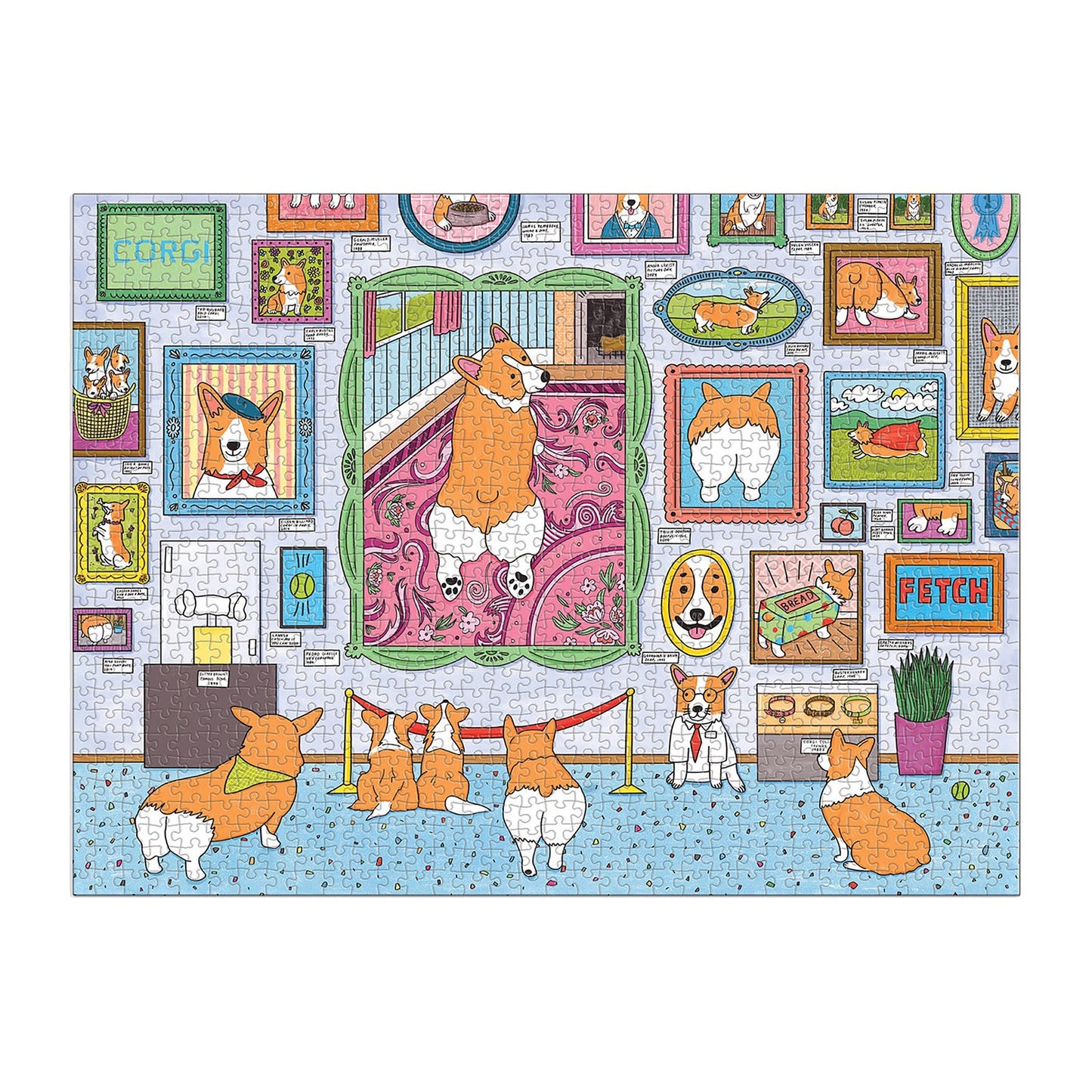 Galison - Museum of the Corgi 1000pc Puzzle