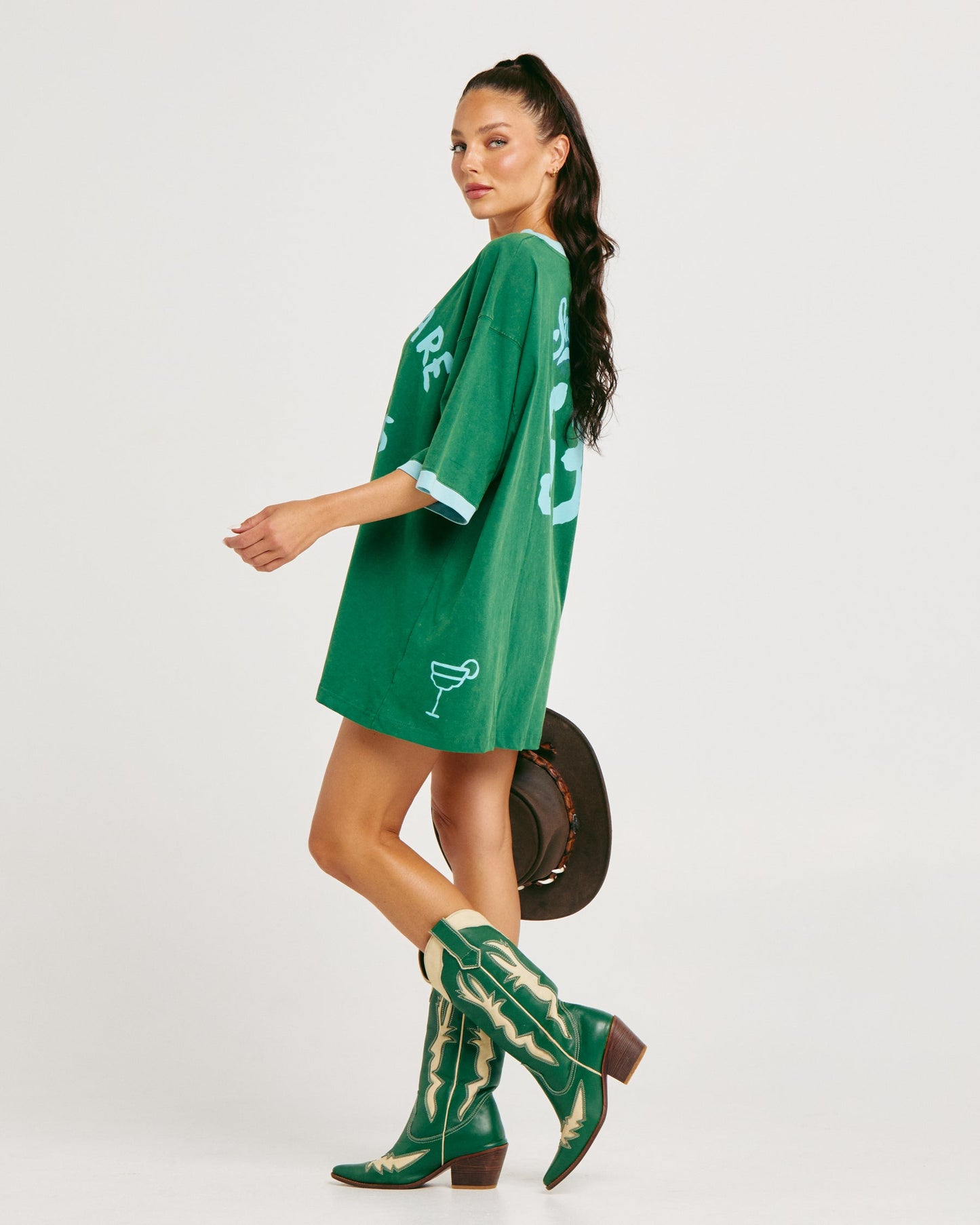 Sabbi - The Very Oversized - Overshare Tee - Green