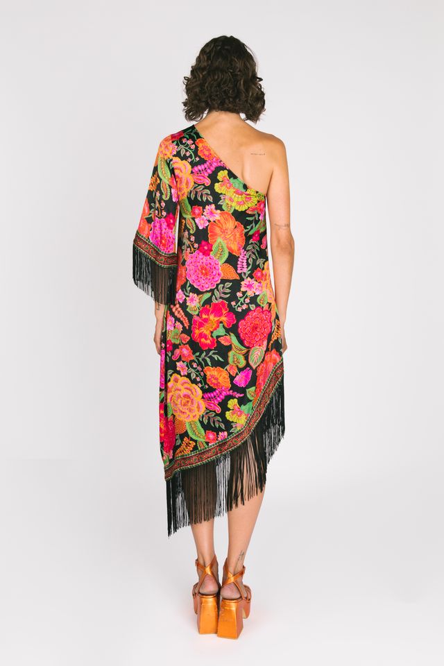 Nine Lives Bazaar - Lady Luck Midi Dress - Paprika