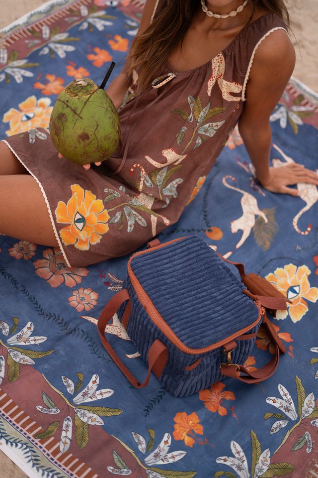 Wandering Folk - Mini Cord Cooler Bag - Lagoon