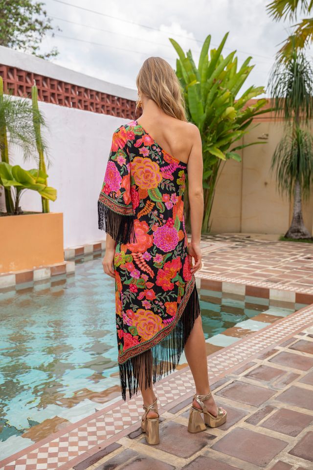 Nine Lives Bazaar - Lady Luck Midi Dress - Paprika