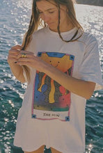 Load image into Gallery viewer, Ciao Ciao Vacation - The Sun - Oversized Organic Tee
