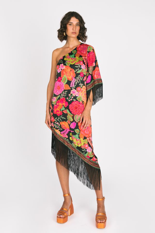 Nine Lives Bazaar - Lady Luck Midi Dress - Paprika