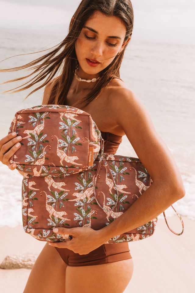 Wandering Folk - Eye of the Jungle Hazel Zip Bag