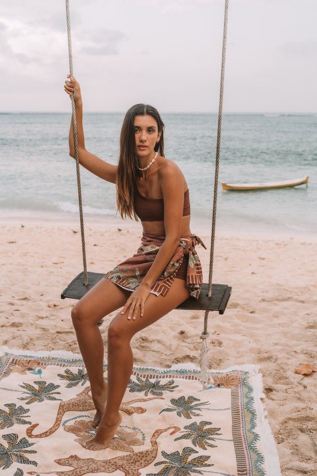 Wandering Folk - Eye of the Jungle Sarong - Hazel