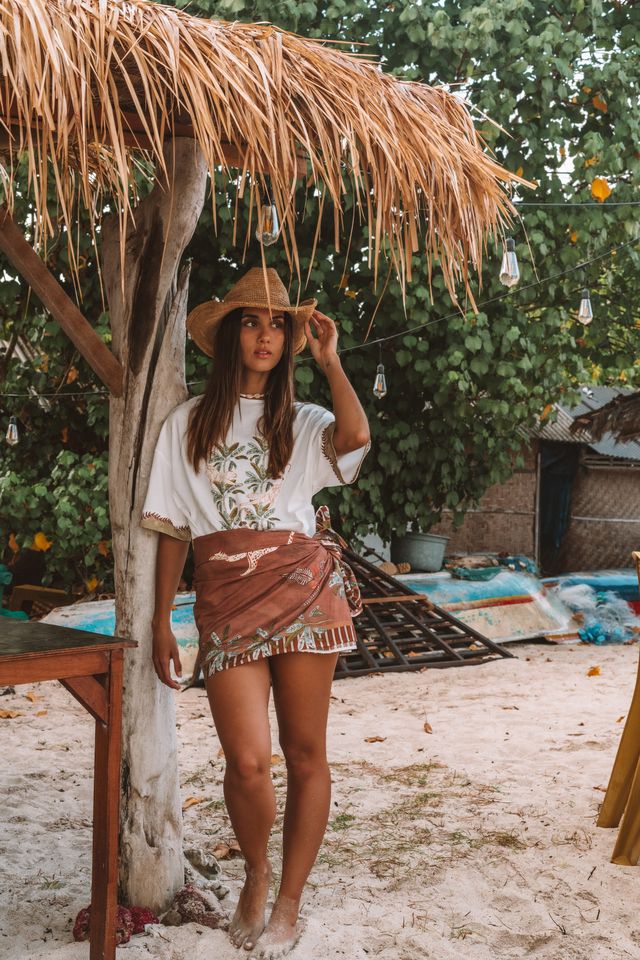 Wandering Folk - Eye of the Jungle Sarong - Hazel