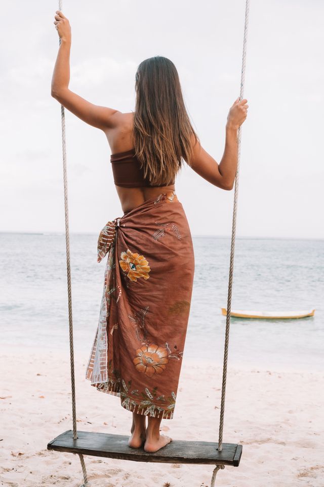 Wandering Folk - Eye of the Jungle Sarong - Hazel