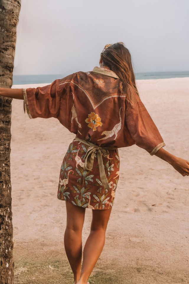 Wandering Folk - Eye of the Jungle Shirt - Hazel