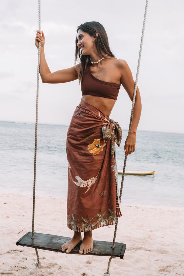 Wandering Folk - Eye of the Jungle Sarong - Hazel