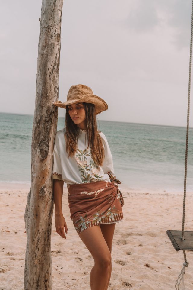 Wandering Folk - Eye of the Jungle Sarong - Hazel