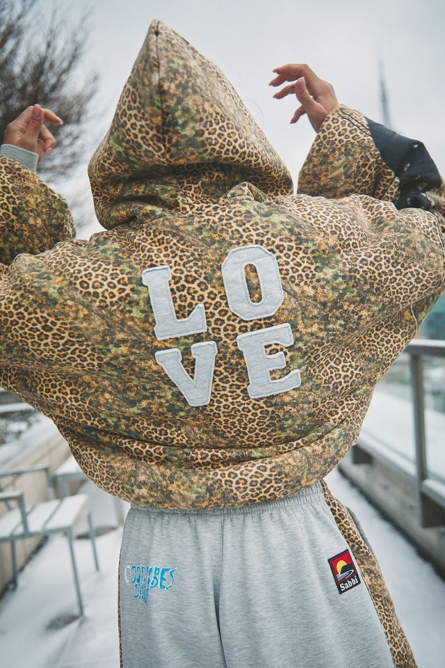 Sabbi - The Be Happy Padded Bomber - Leopard