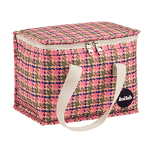 Load image into Gallery viewer, Kollab - Holiday Lunch Box - Pink Houndstooth
