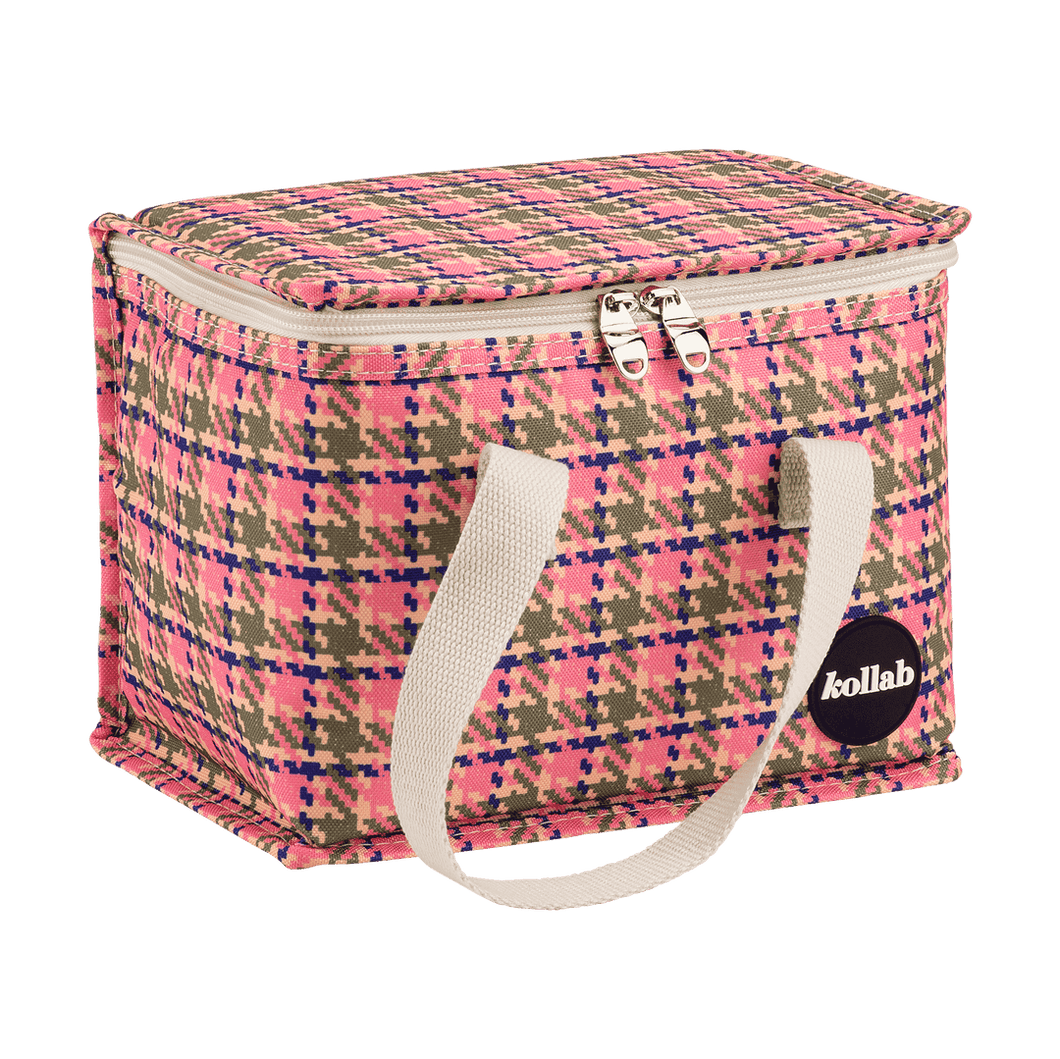 Kollab - Holiday Lunch Box - Pink Houndstooth