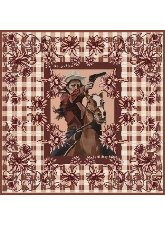 FAR MER By Whitney - Pistol + Petal - Silk Bandana Scarf