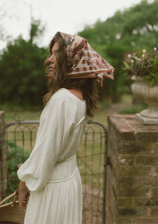 FAR MER By Whitney - Pistol + Petal - Silk Bandana Scarf
