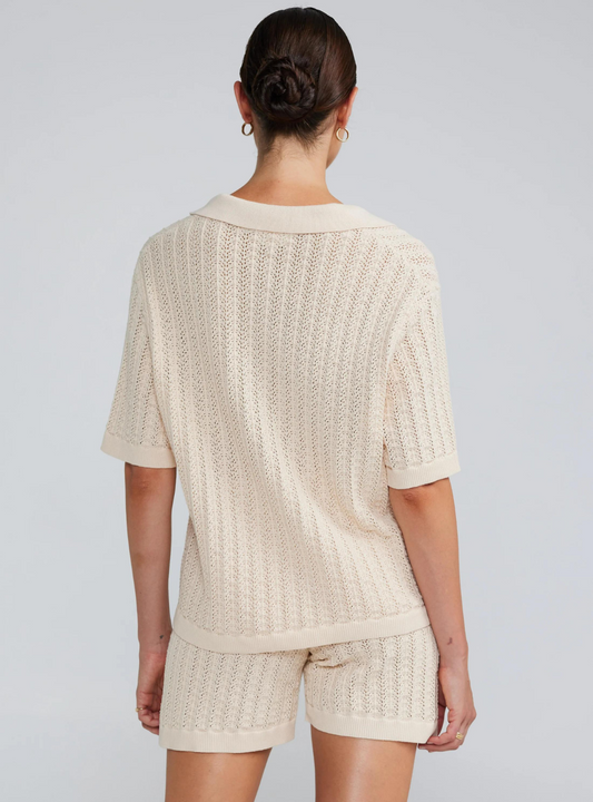Poolside Paradiso - Oasis Knit Short - Seashell