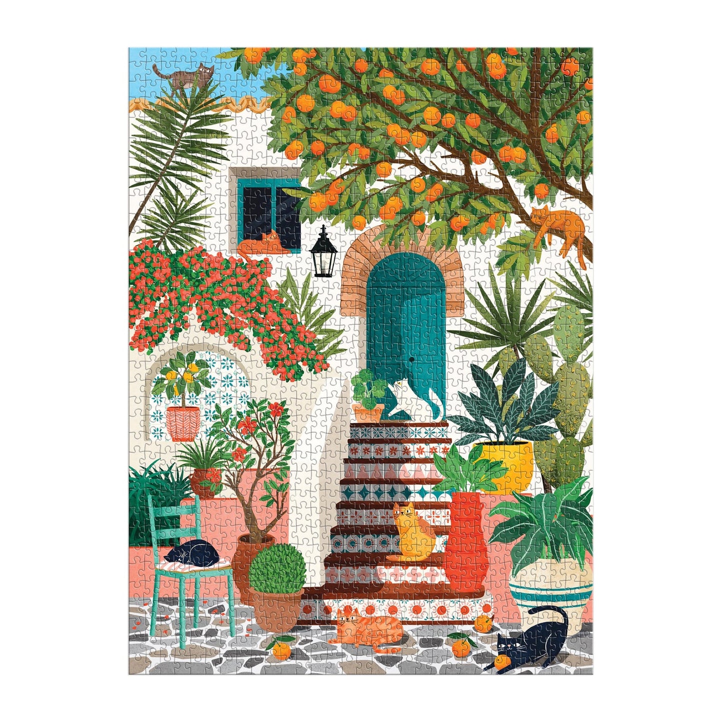 Galison - Mediterranean Cats - 1000pc Puzzle