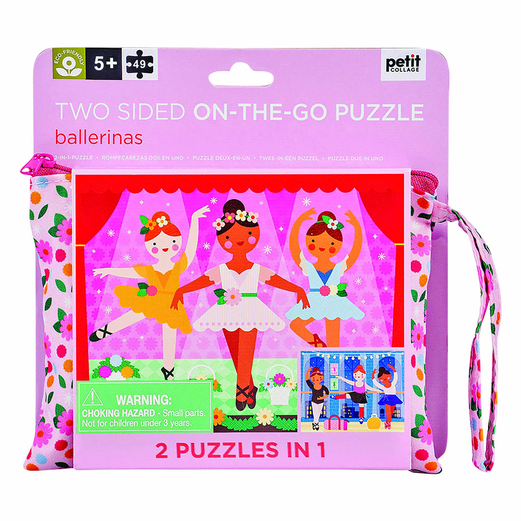 On The Go Puzzle - 2 Sided - Ballerina