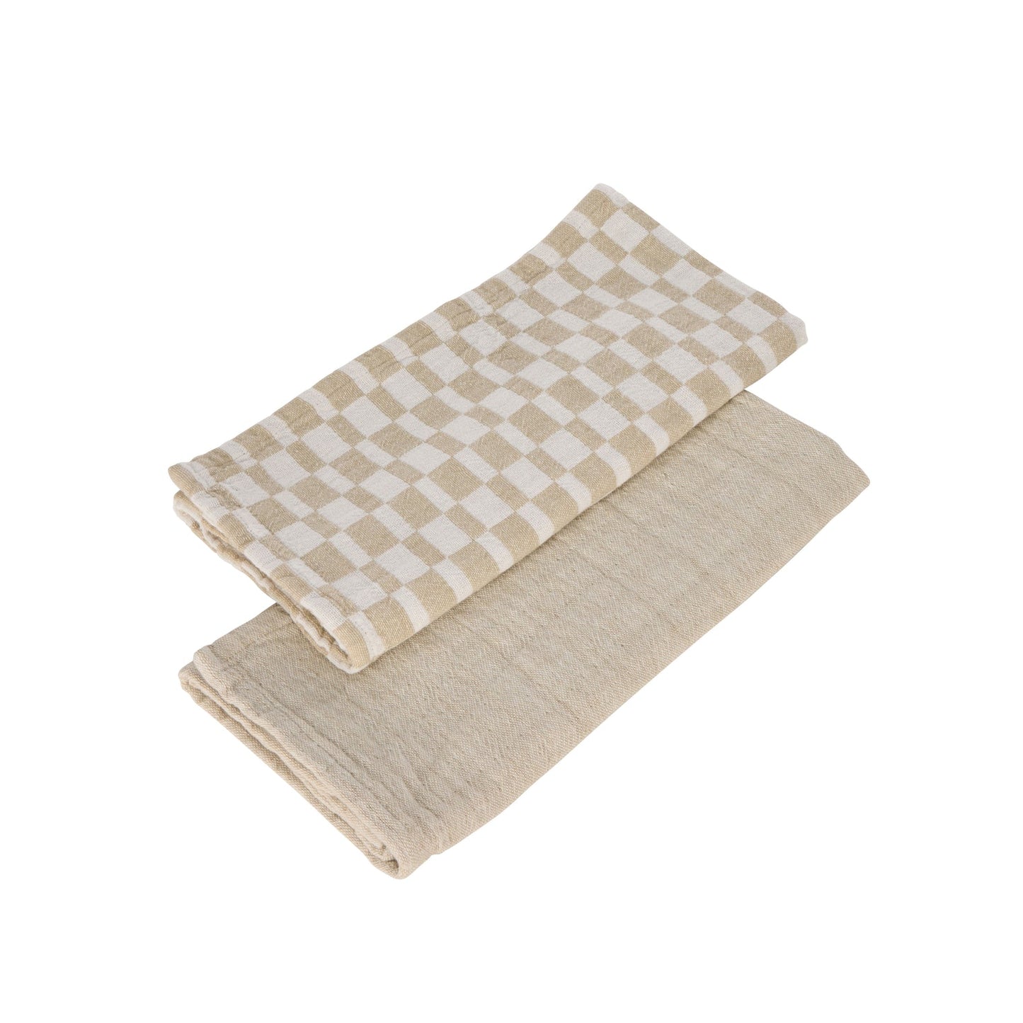 Davis & Waddell - Heritage Check Cotton Tea Towel - 2pcs Set