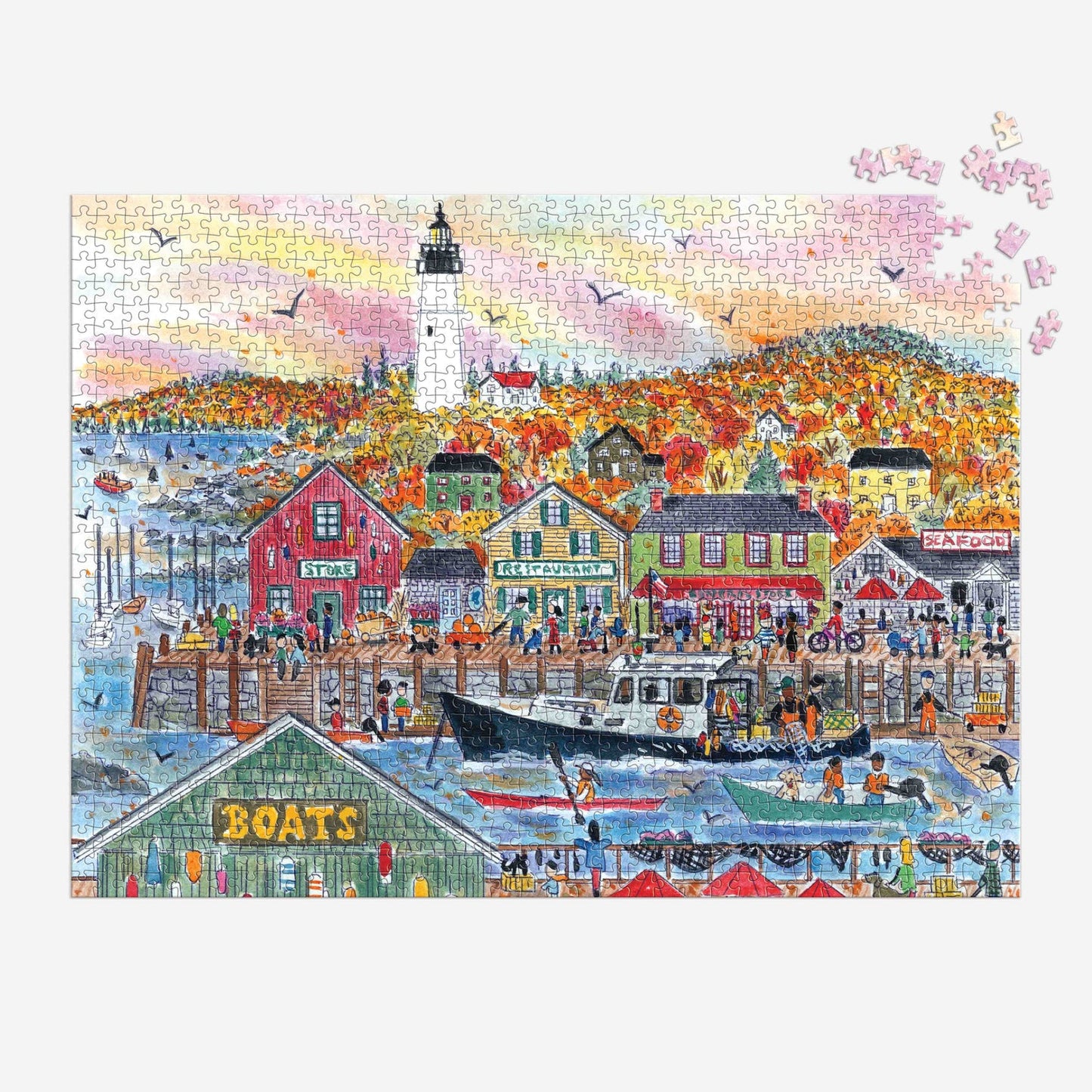Michael Storrings - Autumn By the Sea Puzzle - 1000pc