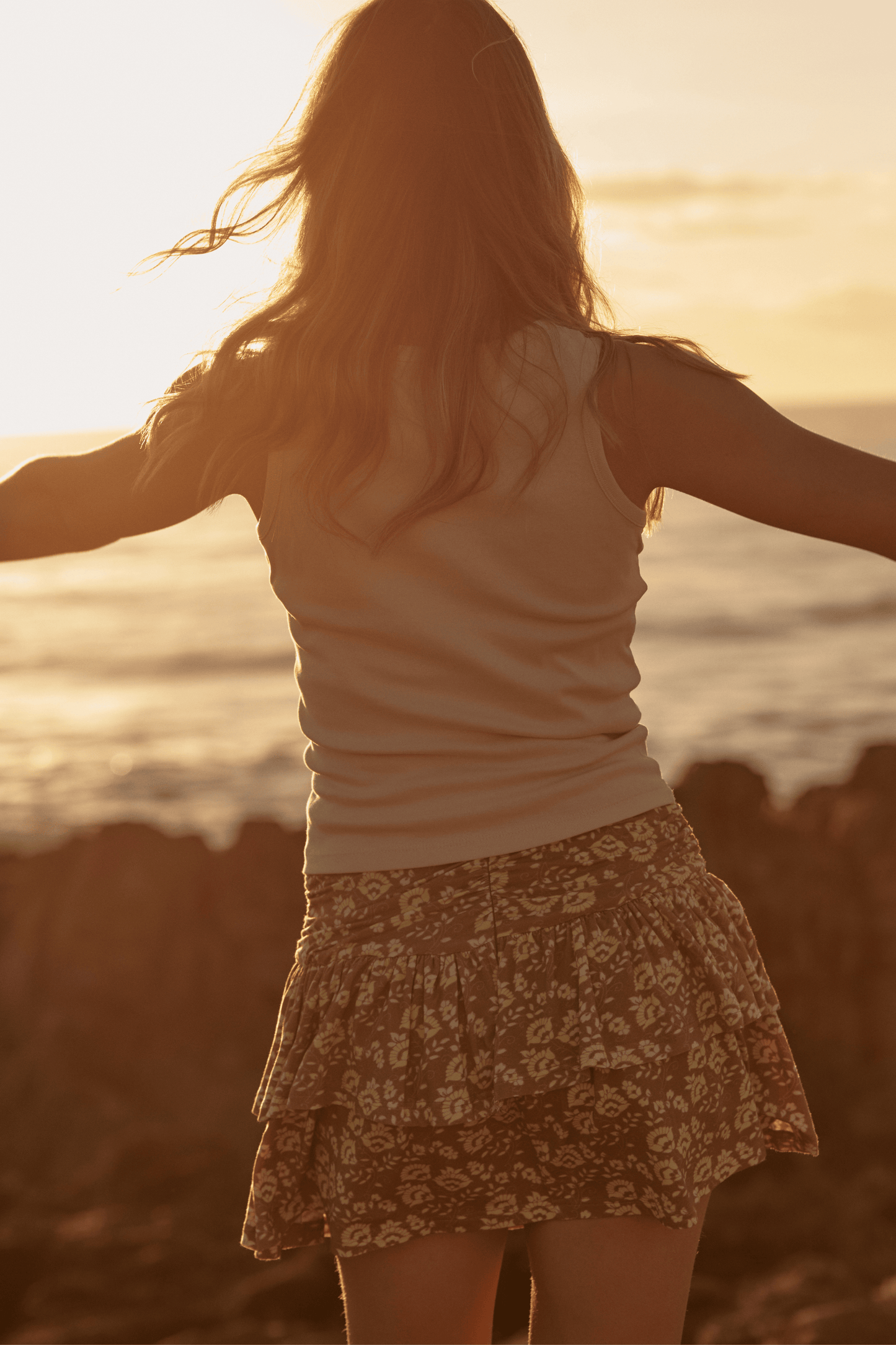 Sabbi - The Seas The Day Ra Ra Skirt - Mocha