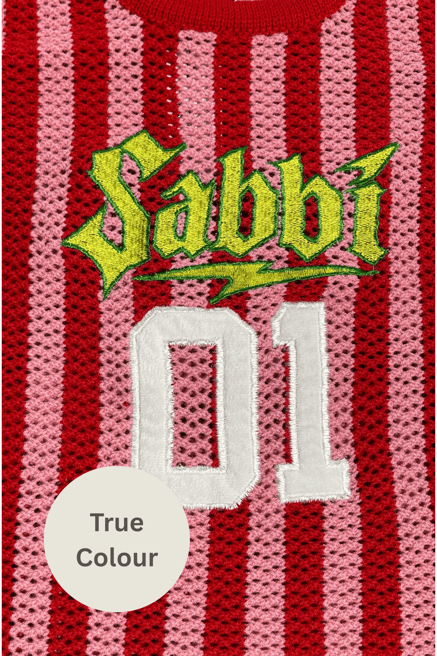 Sabbi - The Knit B'Ball Singlet - Red & Pink