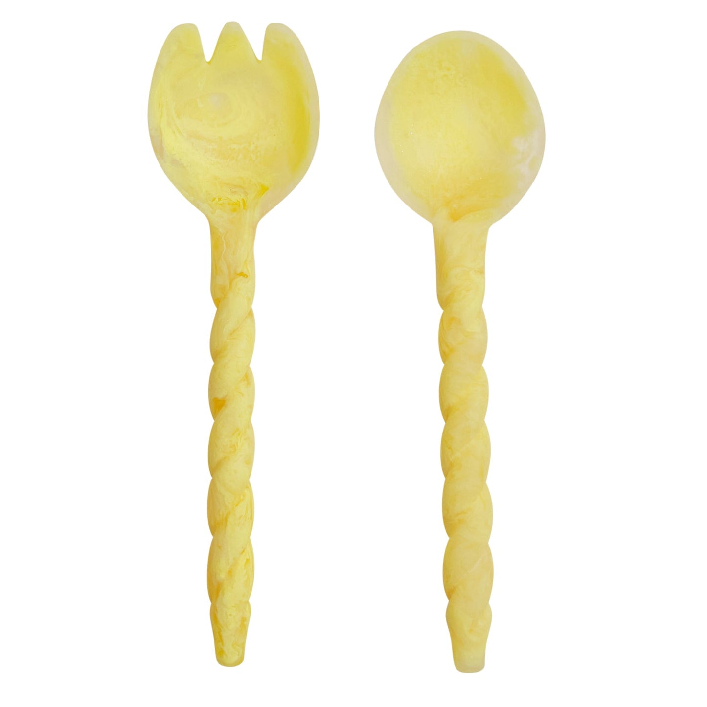 Sage X Clare - Rose Resin Salad Servers