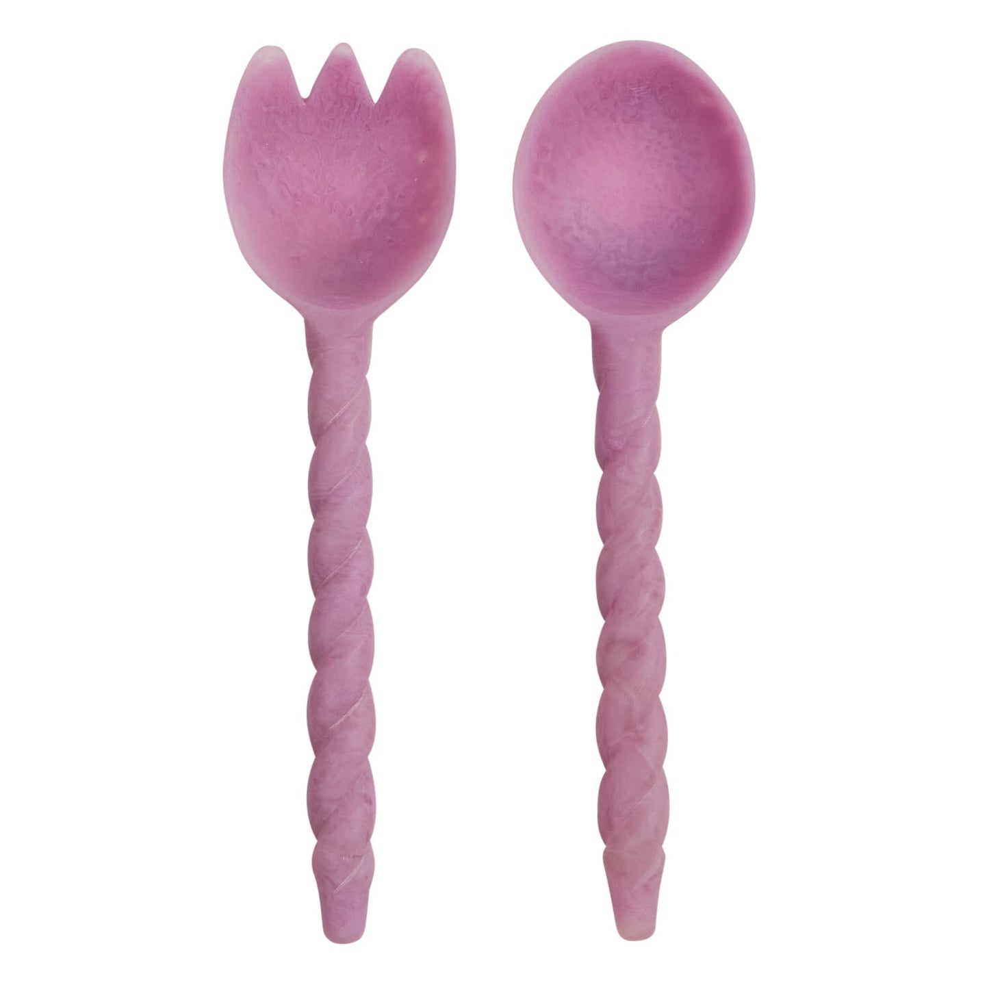Sage X Clare - Rose Resin Salad Servers