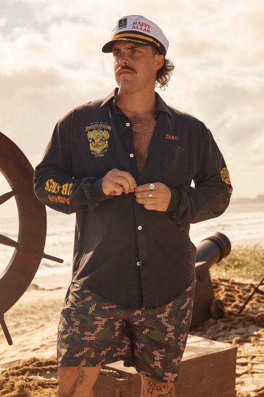 Sabbi - The Rum & Bass Shirt - Black