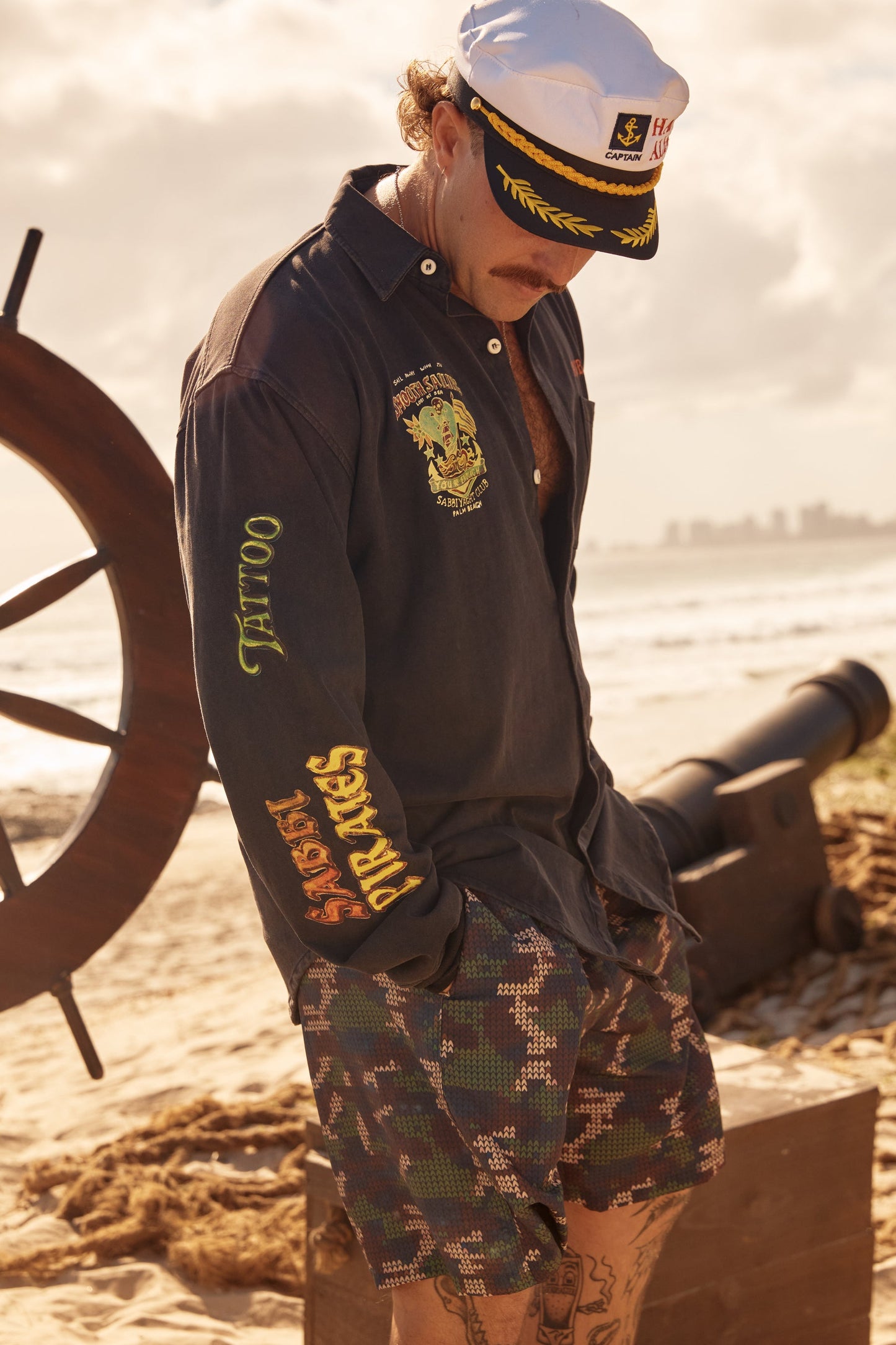 Sabbi - The Rum & Bass Shirt - Black